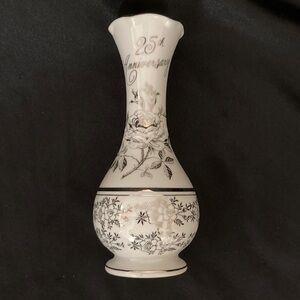 Vintage 25th Anniversary Vase